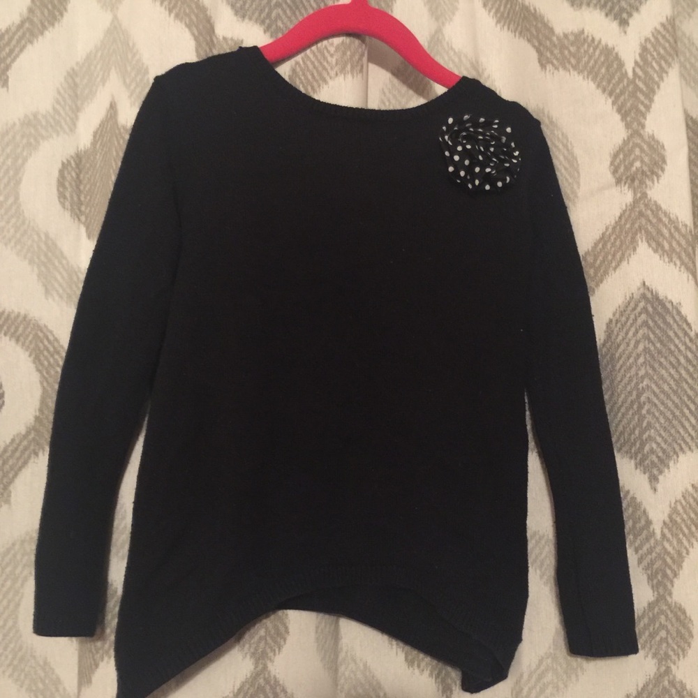 ❤️🌟SALE🌟❤️ Black/flower sweater